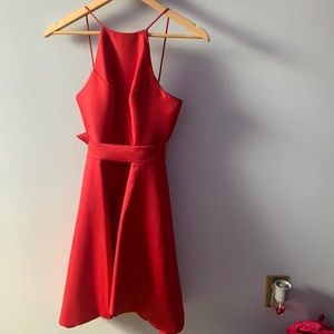 beautiful red homecoming dress